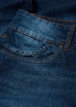 bonprix bonprix Vaqueros|Tallas Pequeñas>Vaqueros con corte mom y talle medio Azul desgastado