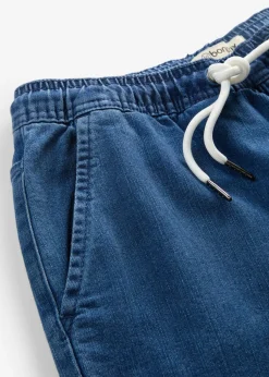 Mujer bonprix bonprix Vaqueros con pernera ancha, mid waist, elásticos