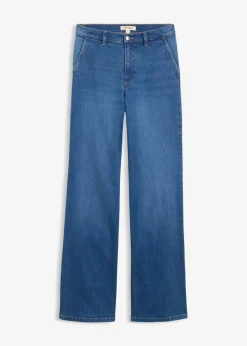 Mujer bonprix bonprix Vaqueros de algodón orgánico con perneras recta y talle alto