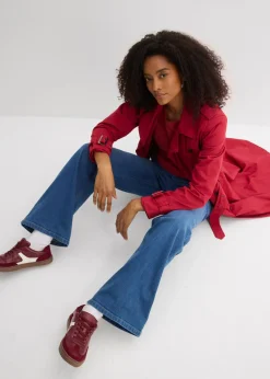 Mujer bonprix bonprix Vaqueros de algodón orgánico con perneras recta y talle alto