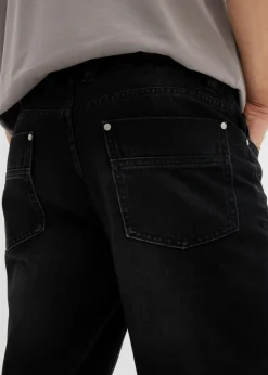 Hombre bonprix bonprix Vaqueros de algodón puro con corte regular, cinturilla cómoda y diseño recto