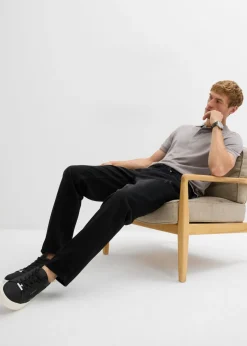 Hombre bonprix bonprix Vaqueros de algodón puro con corte regular, cinturilla cómoda y diseño recto