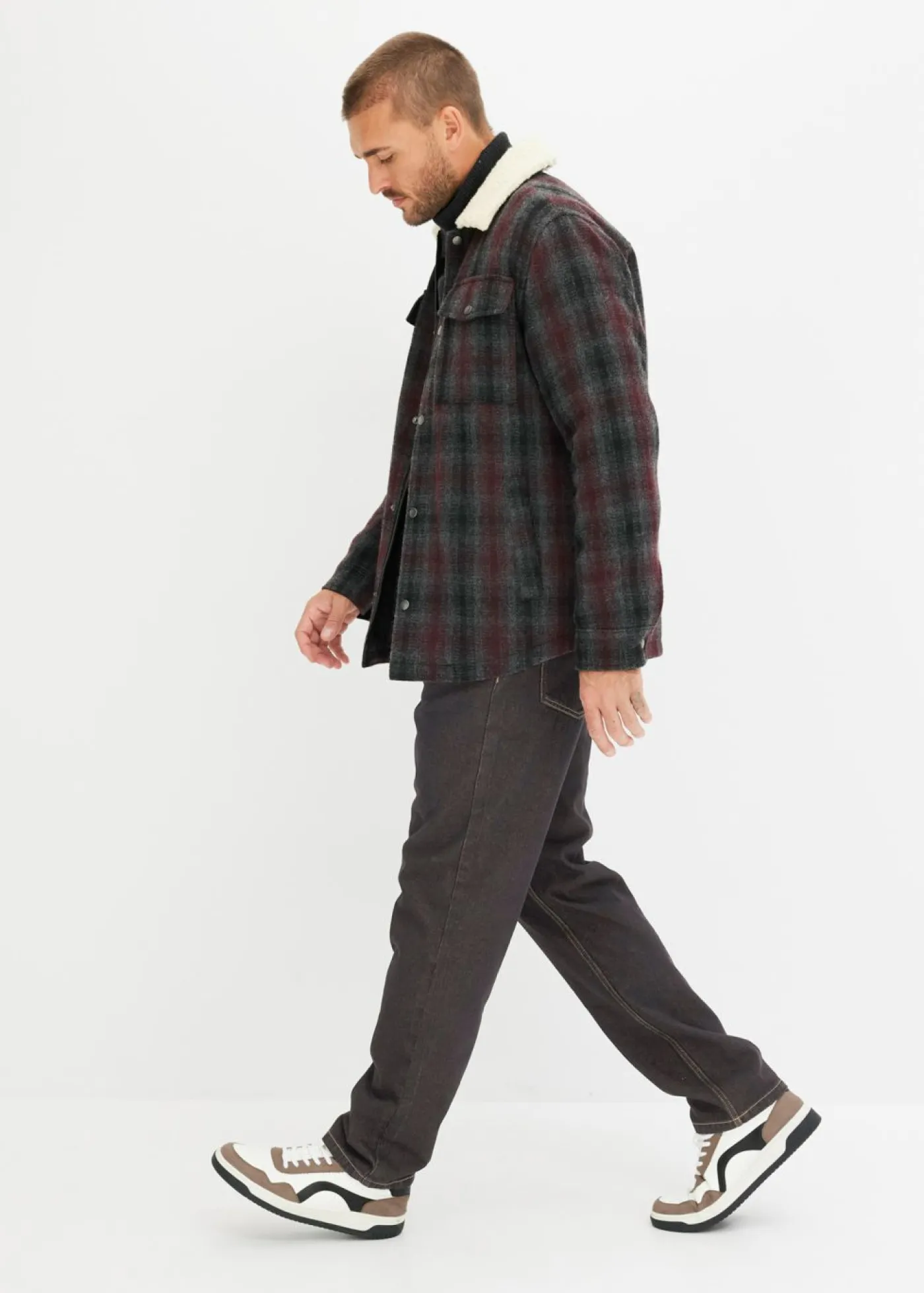 bonprix bonprix Básicos En Rebajas|Vaqueros>Vaqueros de corte regular y recto Marrón oscuro