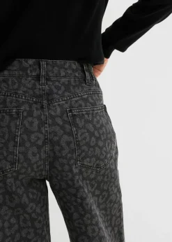 Mujer bonprix bonprix Vaqueros de pernera ancha, mid waist