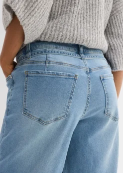 Mujer bonprix bonprix Vaqueros de pernera ancha, mid waist