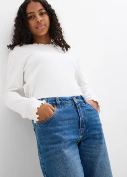 Niños bonprix bonprix Vaqueros de pernera ancha, low waist