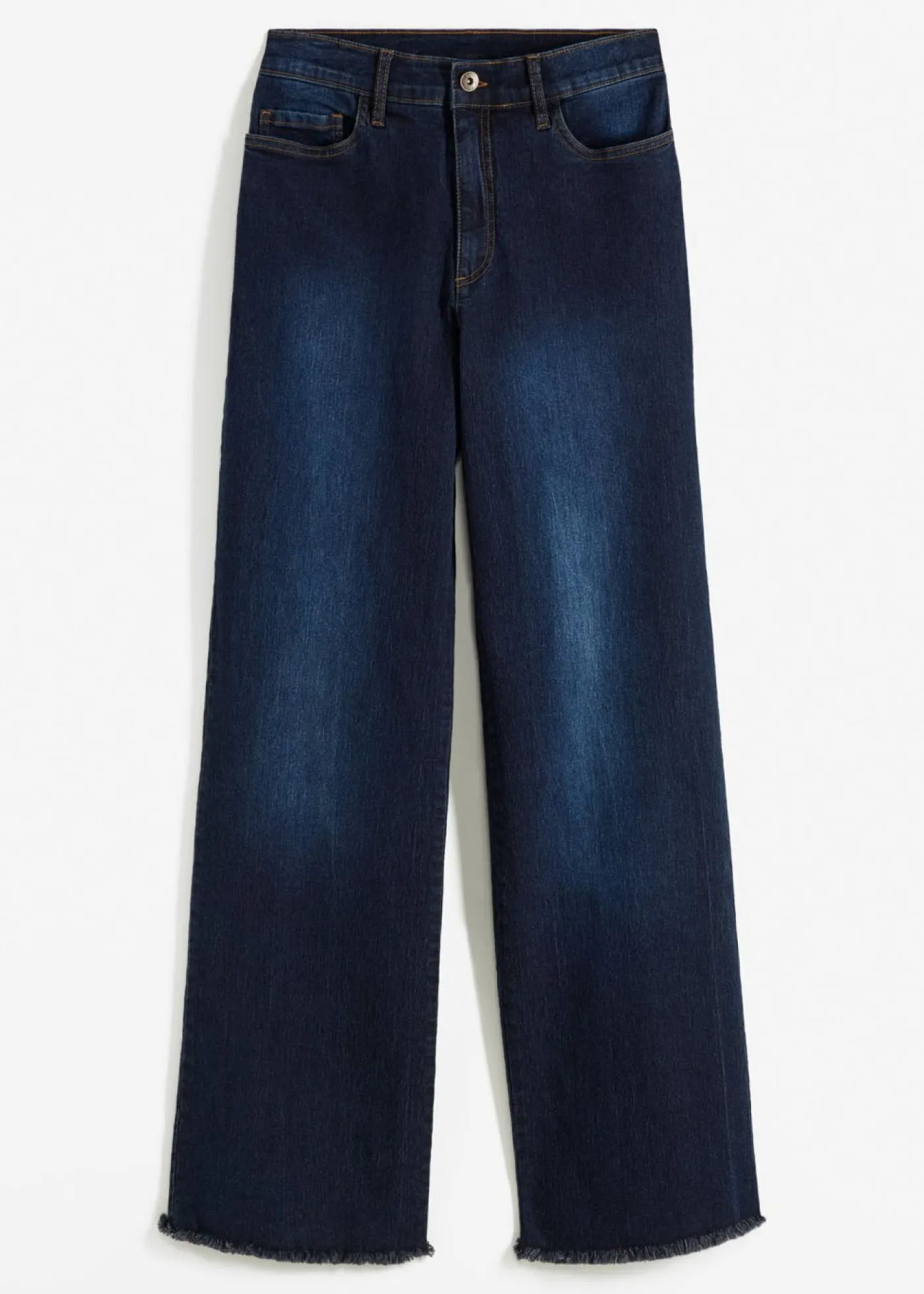 bonprix bonprix Vaqueros>Vaqueros de pernera ancha, high waist denim intenso