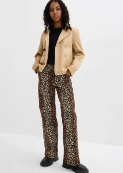 Niños bonprix bonprix Vaqueros de pernera ancha, mid waist