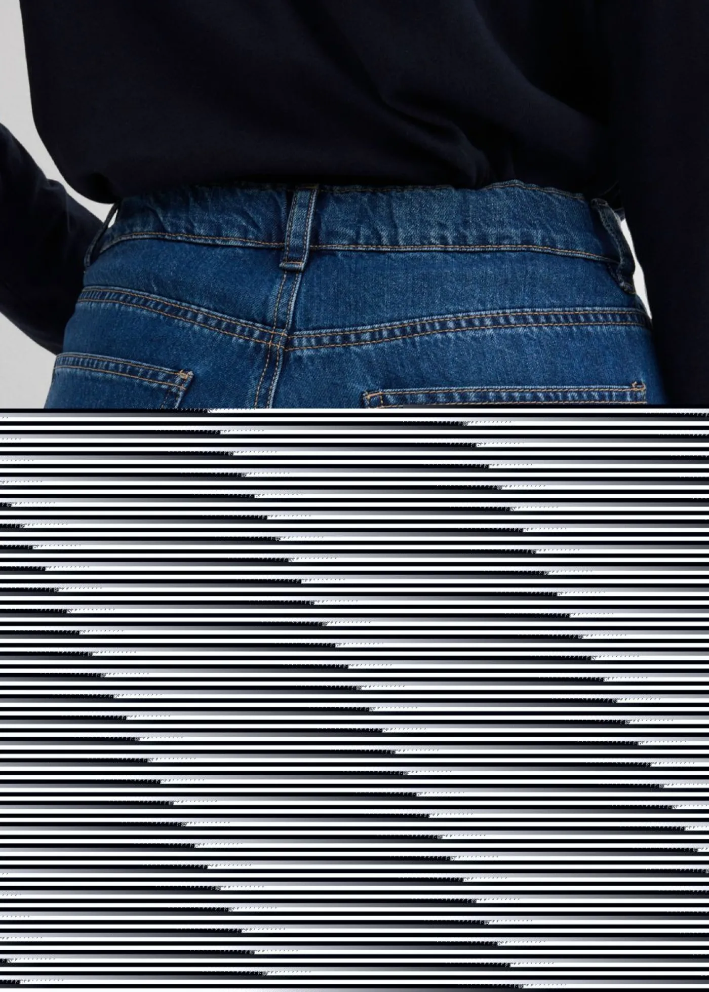 bonprix bonprix Vaqueros>Vaqueros de pernera ancha, high waist Azul piedra usado