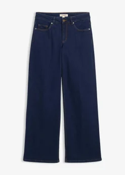Mujer bonprix bonprix Vaqueros de pernera ancha, mid waist, de algodón orgánico