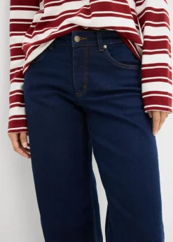 Mujer bonprix bonprix Vaqueros de pernera ancha, mid waist, de algodón orgánico
