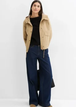 Mujer bonprix bonprix Vaqueros de pernera ancha, mid waist, largo completo