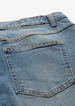 bonprix bonprix Tallas Pequeñas|Vaqueros>Vaqueros de pernera ancha, mid waist, largo completo azul medio denim