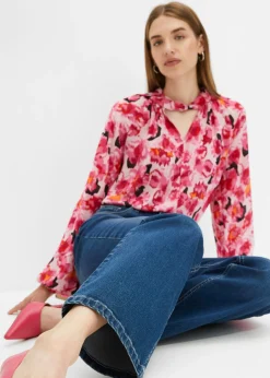 Mujer bonprix bonprix Vaqueros de pernera ancha con talle alto