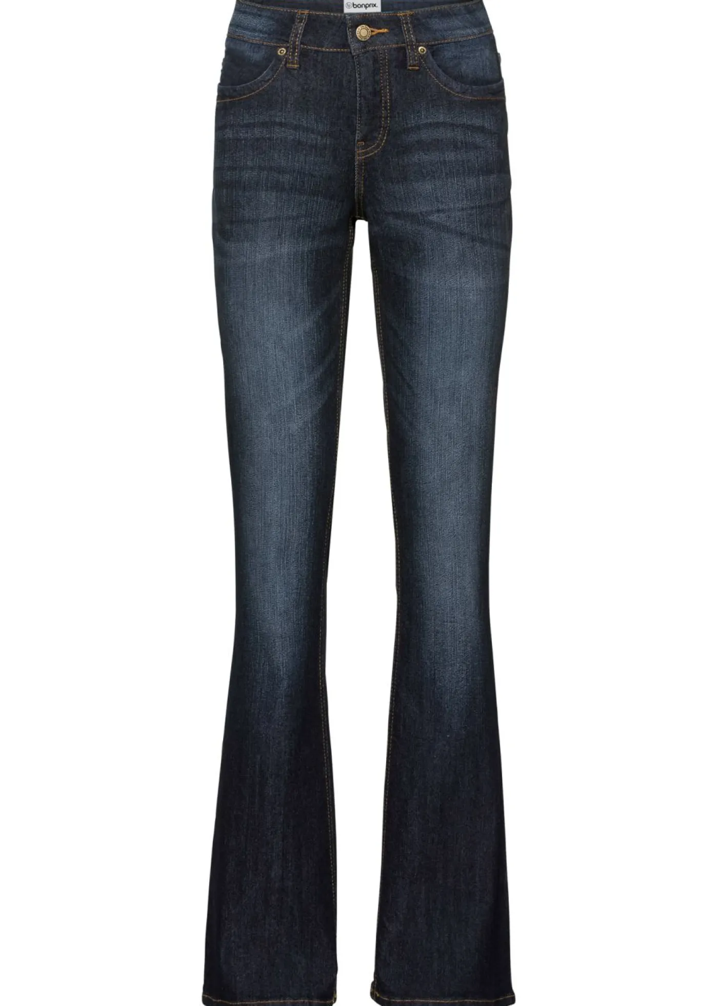 Mujer bonprix bonprix Vaqueros elásticos con corte bootcut y talle medio