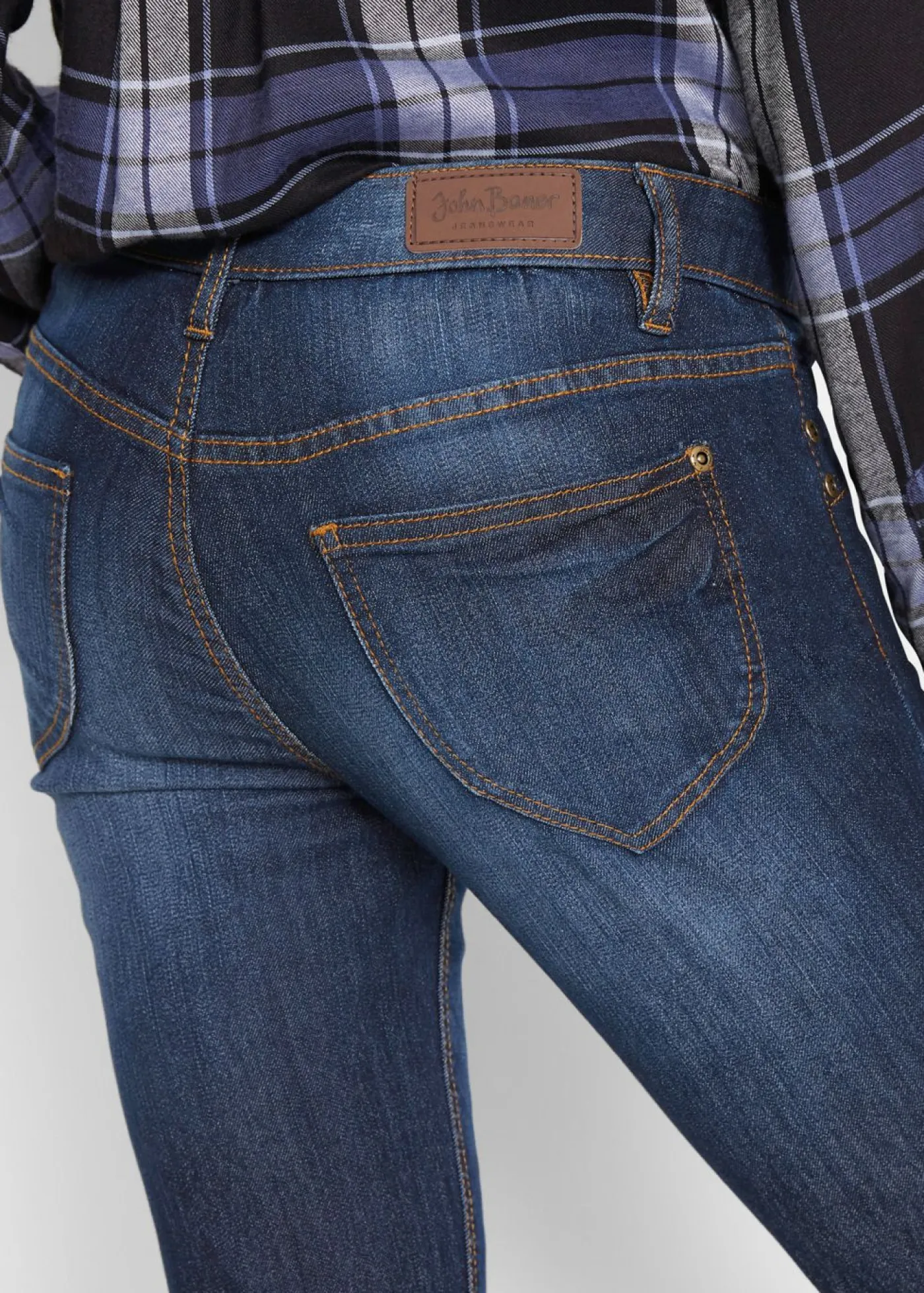 Mujer bonprix bonprix Vaqueros elásticos con corte bootcut y talle medio