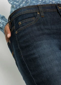 Mujer bonprix bonprix Vaqueros elásticos con corte mom y talle medio