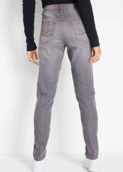 Mujer bonprix bonprix Vaqueros elásticos con corte mom y talle medio