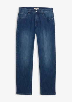 bonprix bonprix Vaqueros>Vaqueros elásticos de algodón orgánico con corte recto e informal Denim