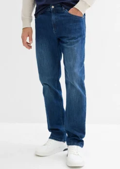 bonprix bonprix Vaqueros>Vaqueros elásticos de algodón orgánico con corte recto e informal Denim