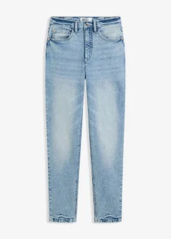 Mujer bonprix bonprix Vaqueros elásticos de cintura alta y corte mom