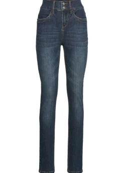 Mujer bonprix bonprix Vaqueros elásticos de corte slim y talle alto