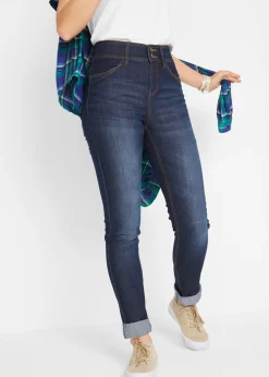 Mujer bonprix bonprix Vaqueros elásticos de corte slim y talle alto