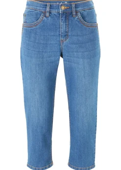 Mujer bonprix bonprix Vaqueros elásticos de corte capri