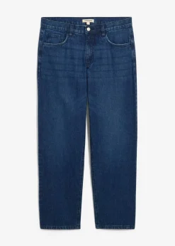 bonprix bonprix Vaqueros>Vaqueros elásticos de corte holgado y recto Azul oscuro denim