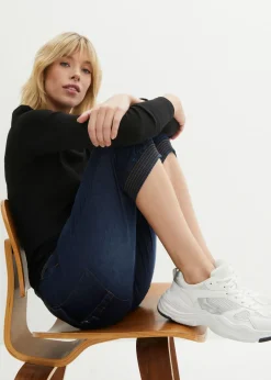 Mujer bonprix bonprix Vaqueros elásticos de corte capri