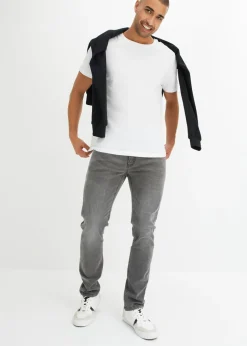 Hombre bonprix bonprix Vaqueros elásticos de corte slim y recto