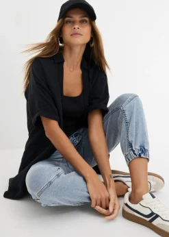 Mujer bonprix bonprix Vaqueros elásticos deportivos de talle medio