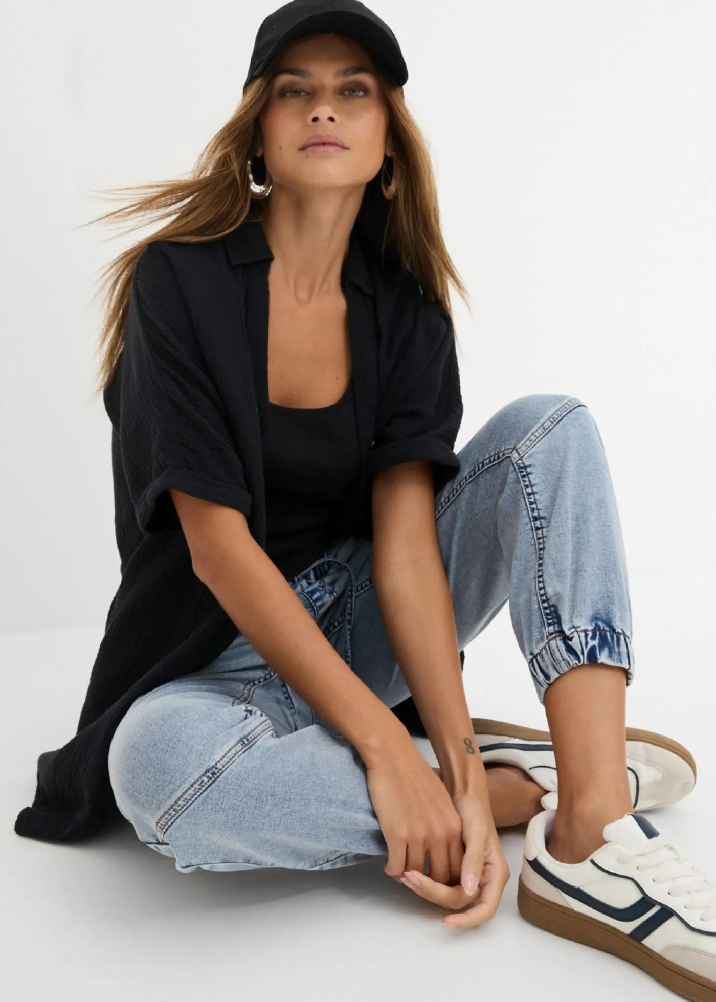 Mujer bonprix bonprix Vaqueros elásticos deportivos de talle medio