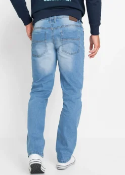 Hombre bonprix bonprix Vaqueros elásticos ligeros regular fit, straight (2 unidades)