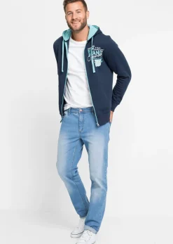 Hombre bonprix bonprix Vaqueros elásticos ligeros regular fit, straight (2 unidades)