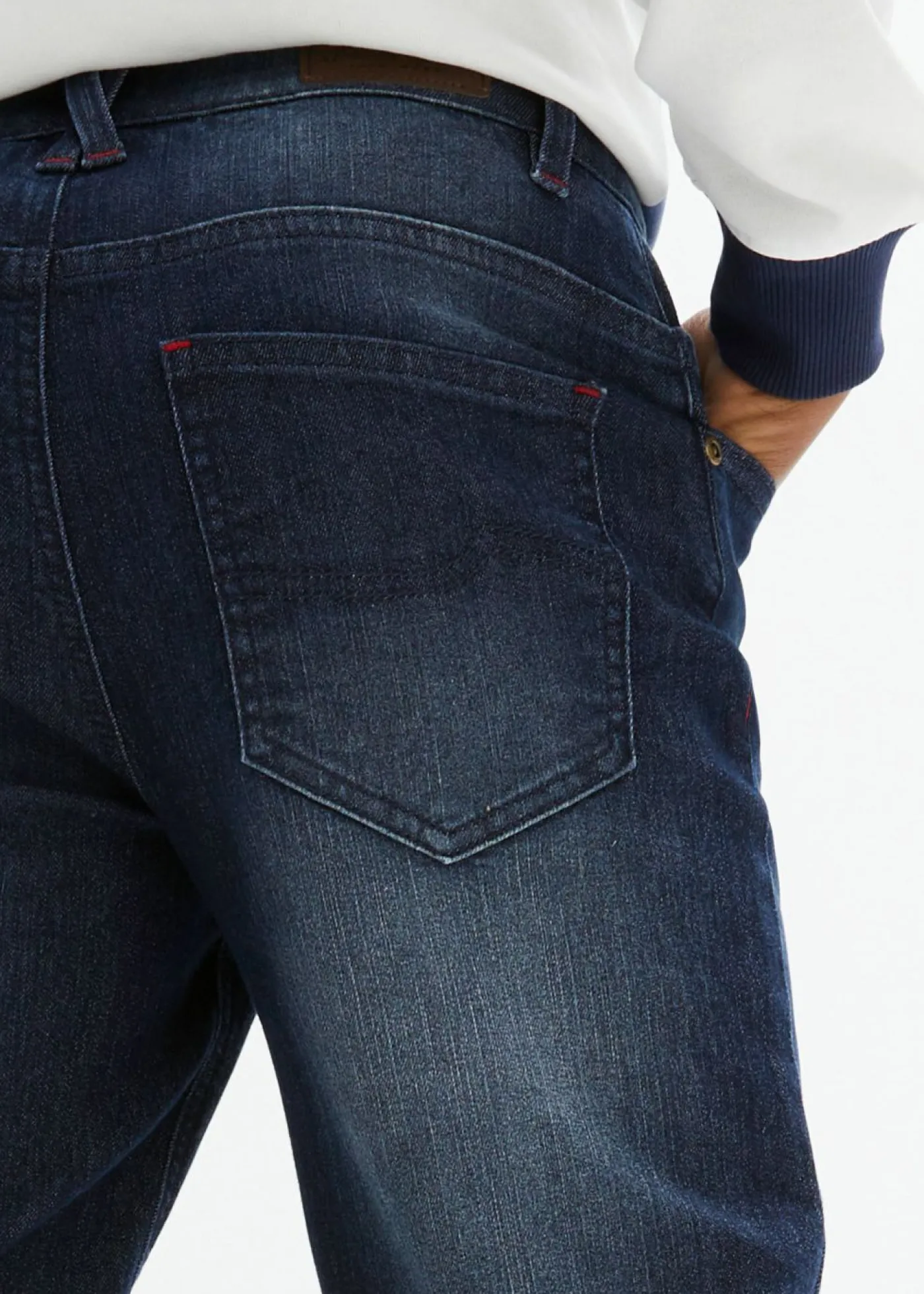 bonprix bonprix Ropa 9 A 16 Años·Jeans>Vaqueros elásticos loose fit, con cintura ajustable, straight denim oscuro
