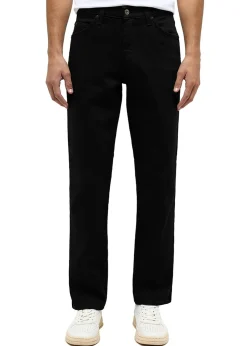 bonprix Mustang Jeans Vaqueros>Vaqueros elásticos Mustang Tramper con corte recto Negro denim