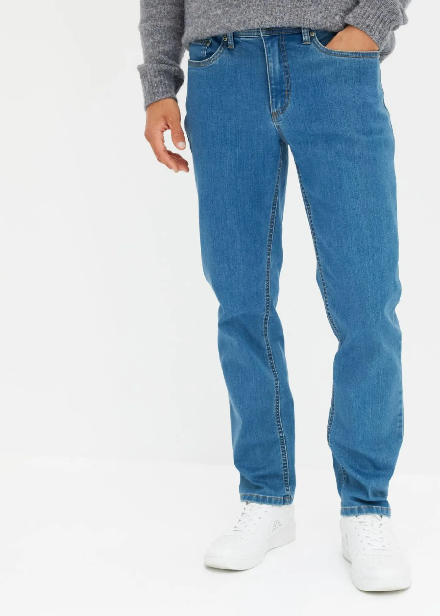 Hombre bonprix bonprix Vaqueros elásticos, regular fit, straight (2 unidades)