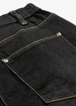 bonprix bonprix Vaqueros>Vaqueros elásticos tipo boyfriend, mid waist Negro denim