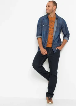 Hombre bonprix bonprix Vaqueros elásticos térmicos con corte clásico y forro cálido