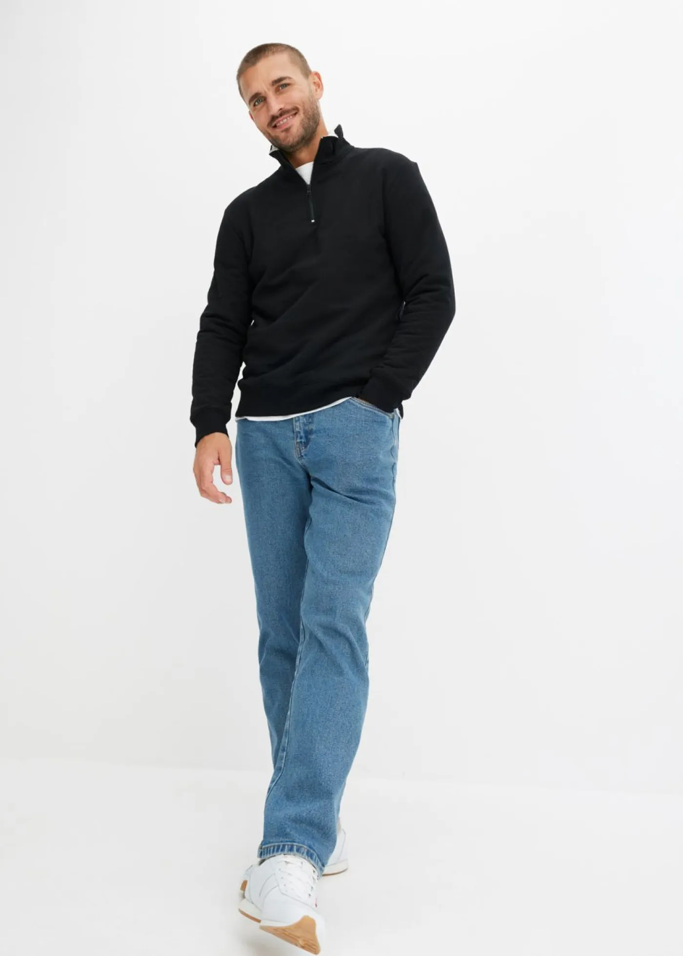 bonprix bonprix Vaqueros|Básicos En Rebajas>Vaqueros elásticos y corte clásico, straight Denim