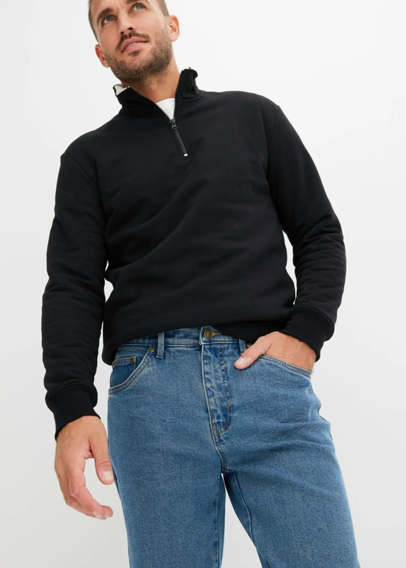 bonprix bonprix Vaqueros|Básicos En Rebajas>Vaqueros elásticos y corte clásico, straight Denim