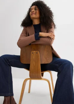 Mujer bonprix bonprix Vaqueros flared, high waist de algodón orgánico