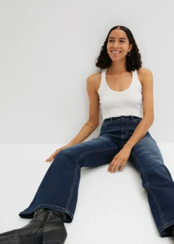 Mujer bonprix bonprix Vaqueros flared high waist