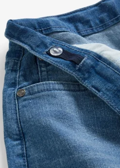 bonprix bonprix Ropa 9 A 16 Años·Jeans>Vaqueros holgados con cintura ajustable y corte recto Denim