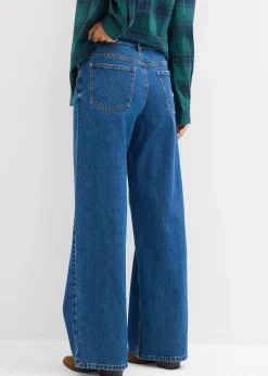 Mujer bonprix bonprix Vaqueros holgados con talle medio y corte recto
