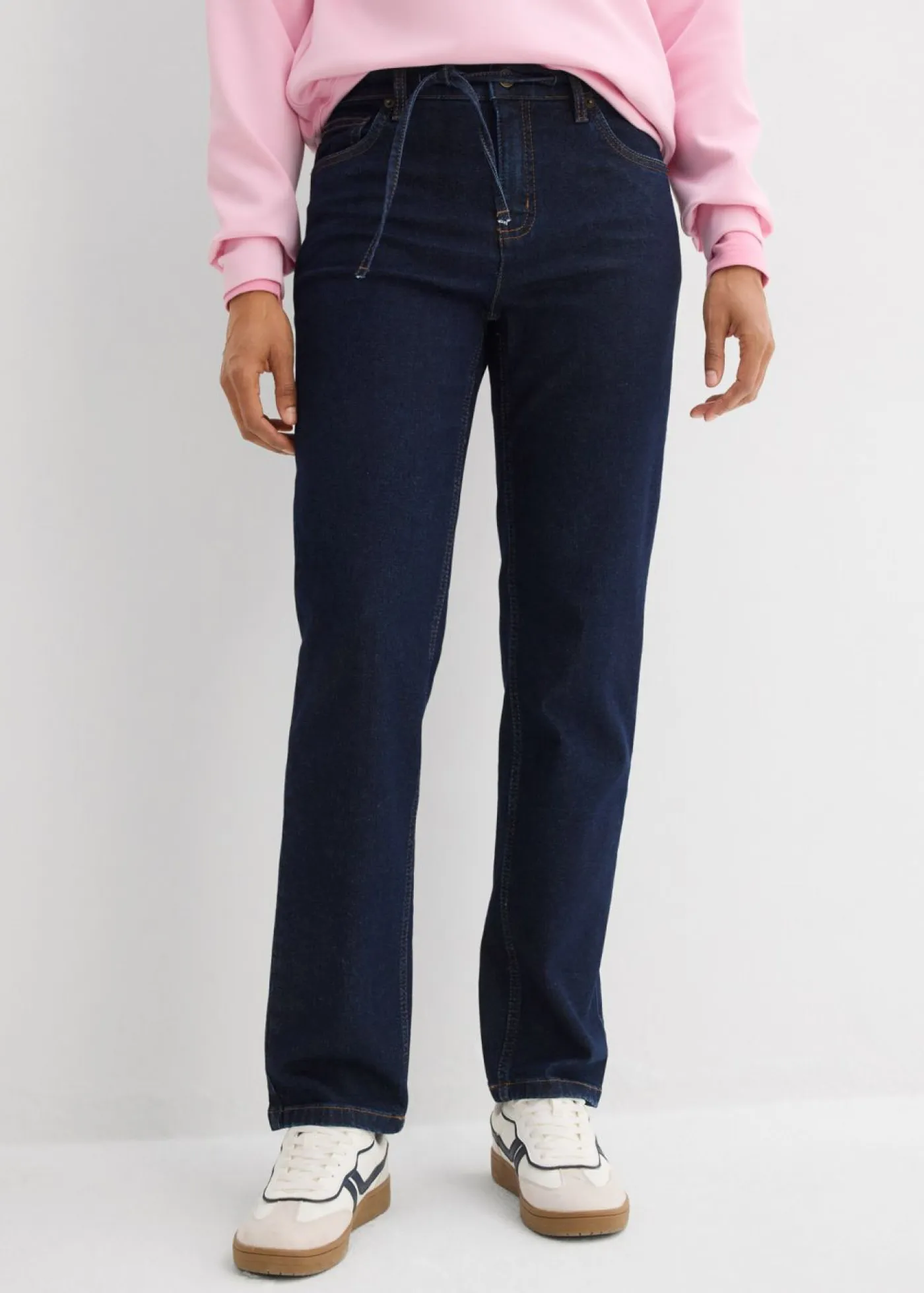 Mujer bonprix bonprix Vaqueros holgados con talle medio y corte recto