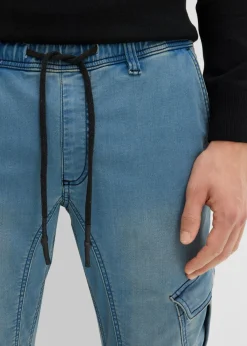 Hombre bonprix bonprix Vaqueros informales con corte regular, forma recta y cinturilla elástica