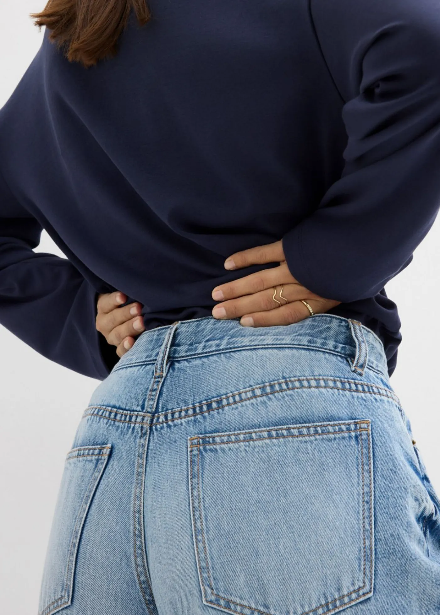 bonprix bonprix Vaqueros|Tallas Pequeñas>Vaqueros low stretch con perneras anchas y tiro medio Denim claro desgastado