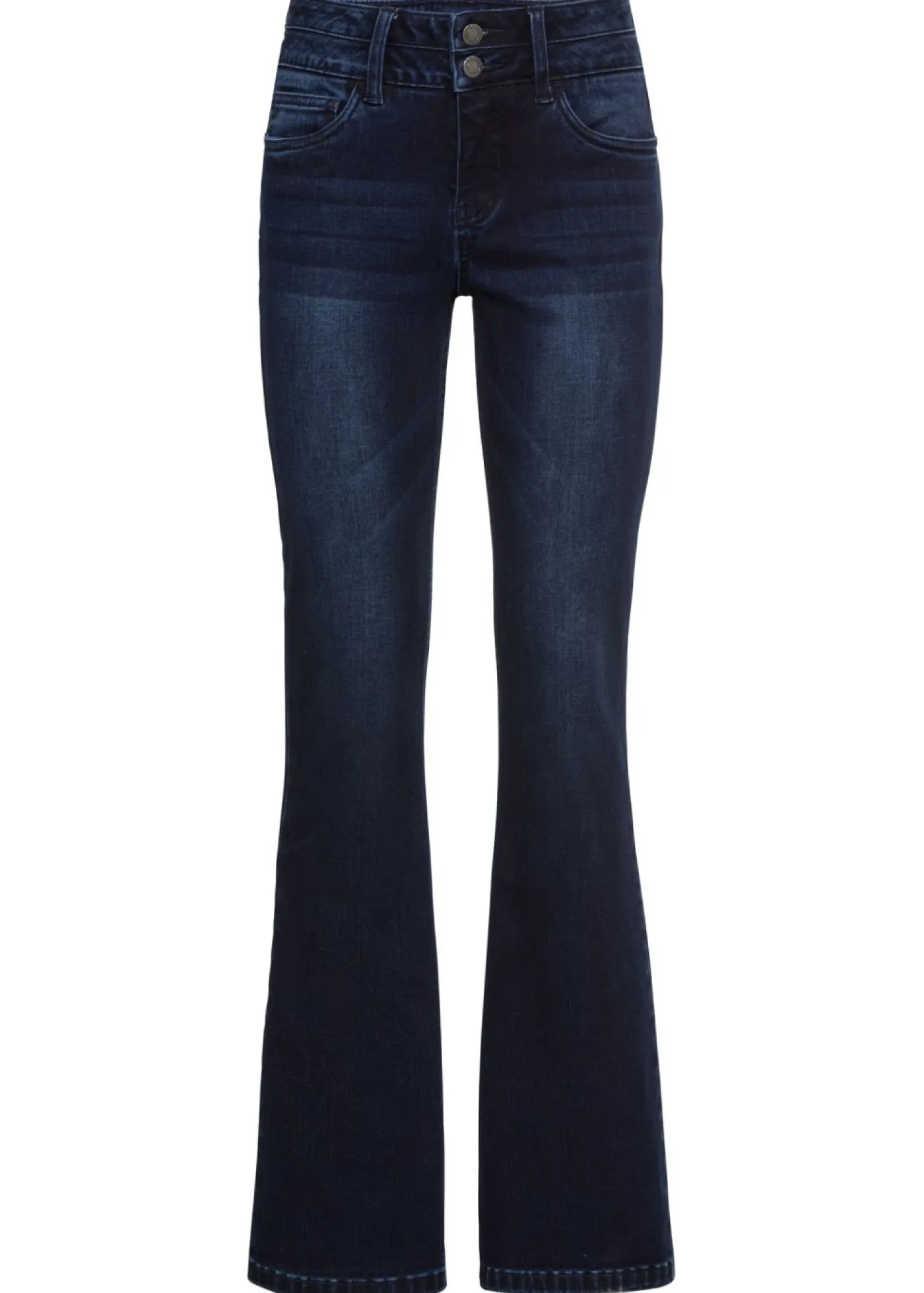 Mujer bonprix bonprix Vaqueros moldeadores y suaves con corte bootcut y talle alto